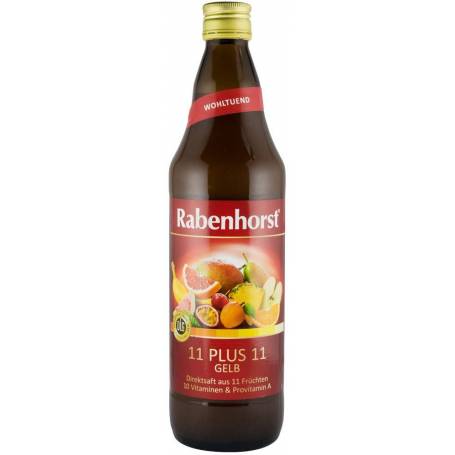 Suc pur multi-fruct „11 Plus 11”, 750 ml, RABENHORST