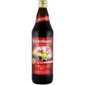 Suc de fructe „11 PLUS 11 ROSU”,  750ml, RABENHORST