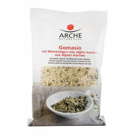 Gomasio eco-bio cu sare de mare si alge marine, 200 g Arche