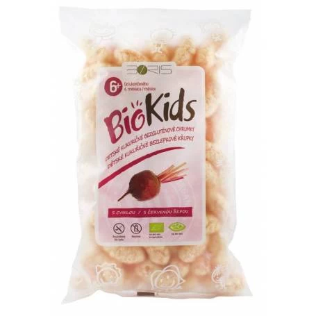 Pufuleti eco-bio cu sfecla rosie, 55 g, BioKids