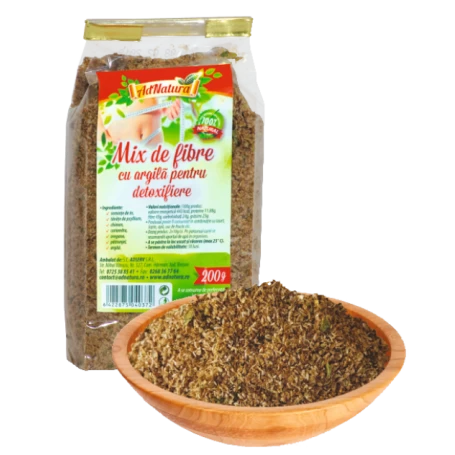 Mix de fibre cu argila 200g - AdNatura 