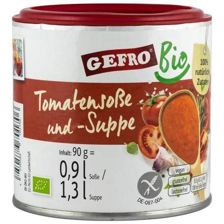 Sos/Supa de rosii eco-bio, 90g Gefro