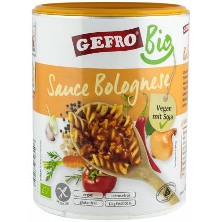 Sos Bolognese (vegan, cu soia), eco-bio 400g, Gefro