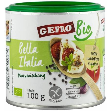 Amestec de condimente „BELLA ITALIA” eco-bio, 100g, Gefro