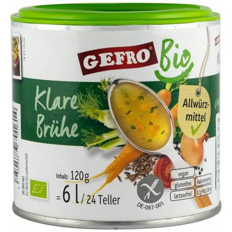 Supa de legume eco-bio, 120g Gefro