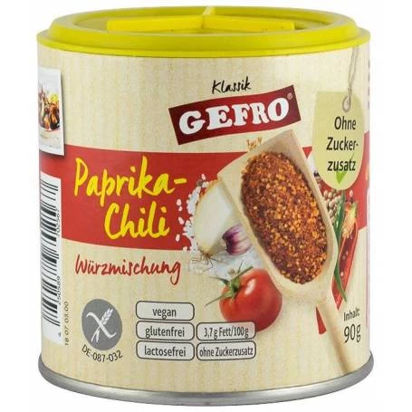 Amestec de condimente „Ardei dulce & chili” 90g Gefro