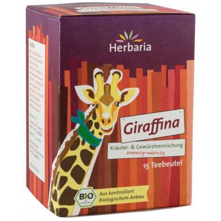 Ceai din plante si condimente Giraffina eco-bio, 15x1,8g  Herbaria