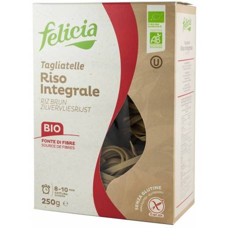 Tagliatelle Din Faina De Orez Integral Eco-Bio 250g - Felicia