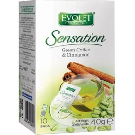 Cafea verde cu scortisoara Evolet 10dz - Vedda 