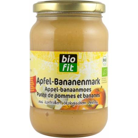 Piure de mere cu banane, eco-bio 360gr Bio Fit