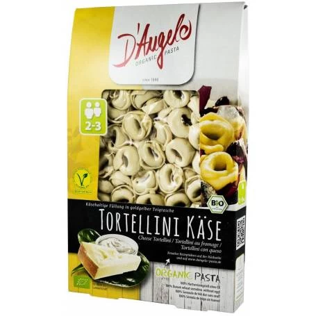 Tortellini cu branza eco-bio, 250g D'ANGELO PASTA