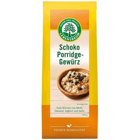 Amestec de condimente pentru terci cu ciocolata eco-bio, 45g LEBENSBAUM