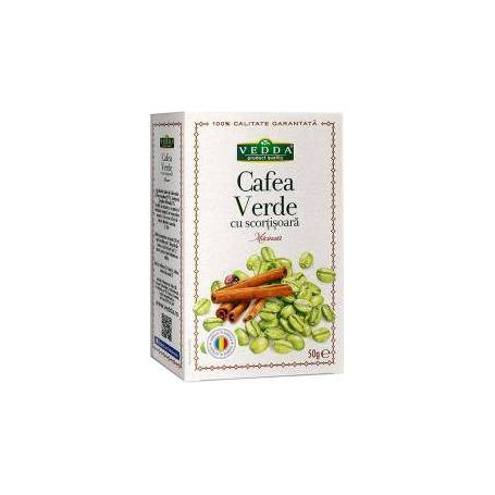 Cafea verde cu scortisoara 50g - Vedda 