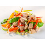 Salata de ton Asia cu legume si ulei de floarea soarelui presat la rece, eco-bio, 200g - Fontaine