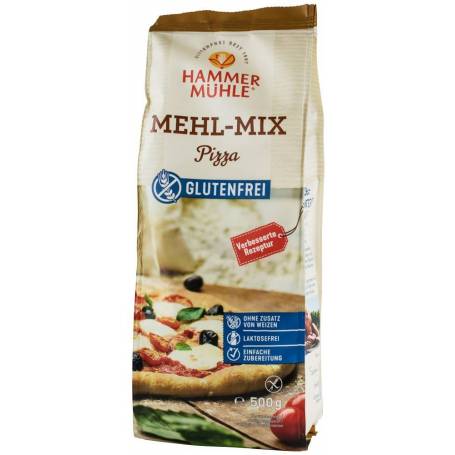 Mix de faina pentru pizza, fara gluten, eco-bio, 500g HAMMER MUHLE