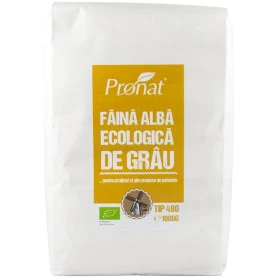 Faina alba de grau TIP 480 eco-bio, 1kg Pronat