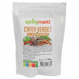 Cafea Verde Macinata + Scortisoara 300g - Adams Vision 