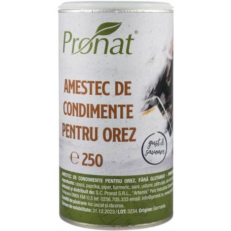 Amestec de codimente pentru orez, 250g, Pronat