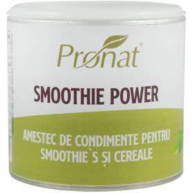 Smoothie power, Amestec de condimente pentru smoothies si cereale, 70g, Pronat