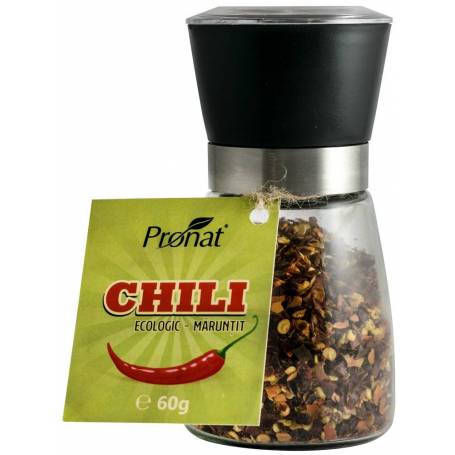 Chili maruntit eco-bio, 60 g Pronat