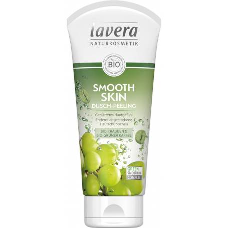 Gel de dus cu peeling Smooth Skin eco-bio, 200ml LAVERA