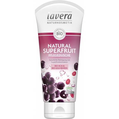 Gel de dus Natural Superfruit eco-bio, 200ml LAVERA