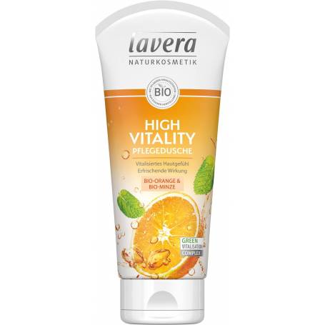 Gel de dus High Vitality eco-bio, 200ml LAVERA