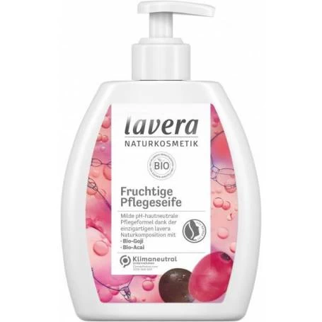 Sapun lichid de ingrijire cu fructe eco-bio, 250ml LAVERA