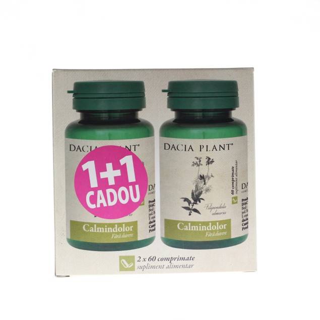 Calmindolor 60cps 1+1 gratis - dacia plant