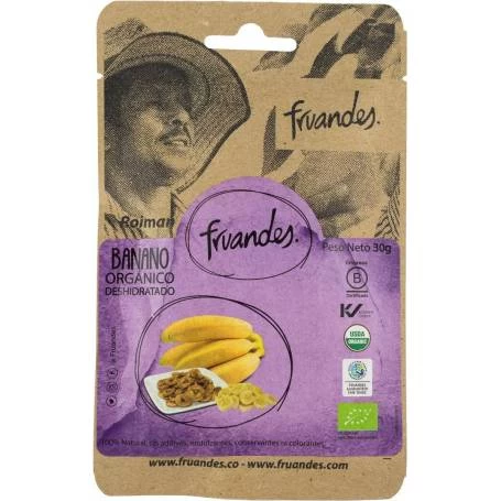Baby banane deshidratate eco-bio, 30g Juan Valdez
