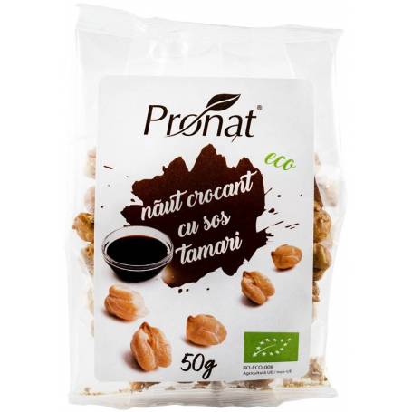 Naut crocant cu sos tamari, eco-bio, 50g, Pronat