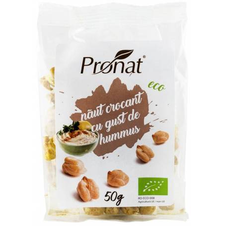 Naut crocant cu gust de humus, eco-bio, 50G, Pronat