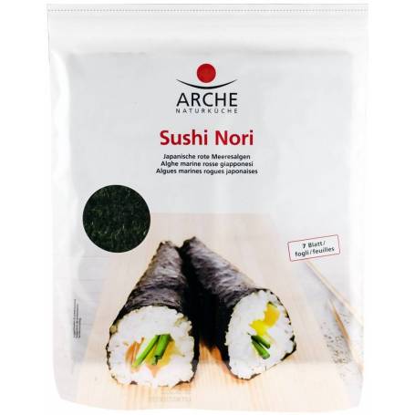 Sushi Nori alge marine pentru sushi, 7 foi x 2,4g / 17g ARCHE