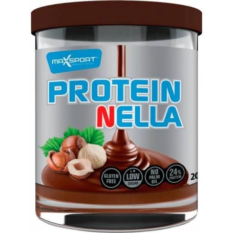 Crema de cacao cu alune si proteine 200g MAX SPORT