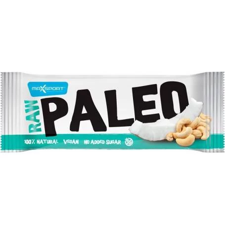 Baton proteic cu cocos si caju raw Paleo, 50g MAX SPORT