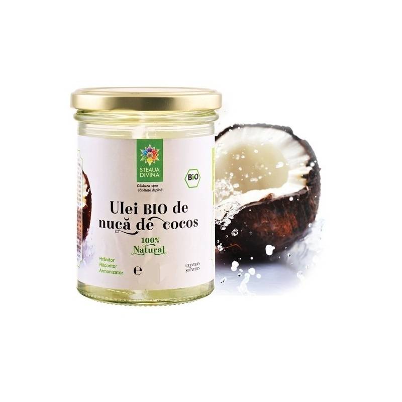 Ulei de cocos extra virgin 175ml - ECO-BIO - Steaua Divina