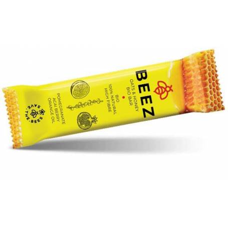 Baton Beez din ovaz cu miere, rodie, acai si portocale eco-bio, 40g MAX SPORT