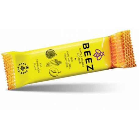 Baton Beez din ovaz cu miere, smochine, scortisoara si prune, 40g MAX SPORT