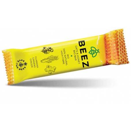 Baton Beez din ovaz cu miere, guarana, ghimbir si ginseng, 40g MAX SPORT