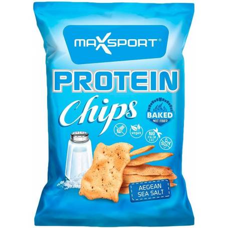 Chipsuri proteice cu sare si piper negru, 45g MAX SPORT