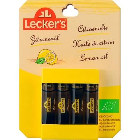 Ulei de lamaie, eco-bio, 4x2ml - Lecker’s