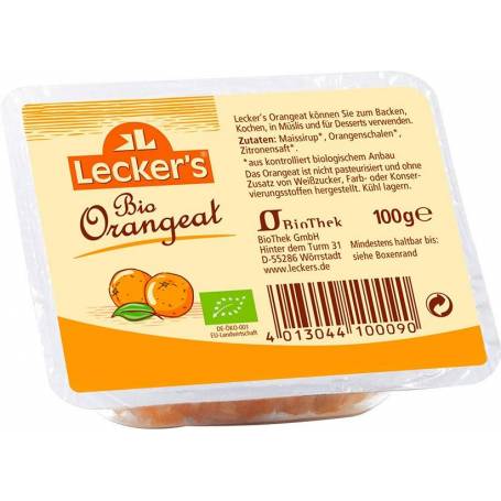 Coaja de portocale, eco-bio, 100g - Lecker’s