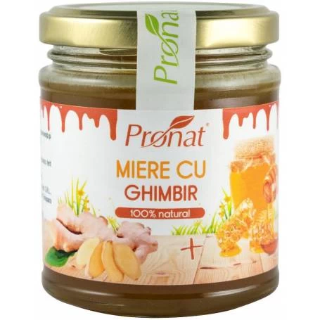 Miere cu ghimbir, 220g  - Pronat