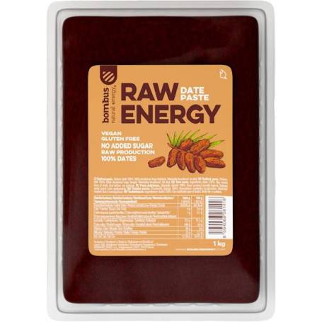 Pasta pura de curmale, Raw Energy, fara gluten, 1Kg - Bombus