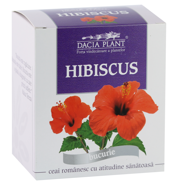 Ceai hibiscus 50g - dacia plant