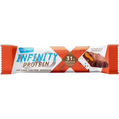Baton Proteic Infinity Protein Cu Ciocolata Si Alune De Padure, 55g MAX SPORT