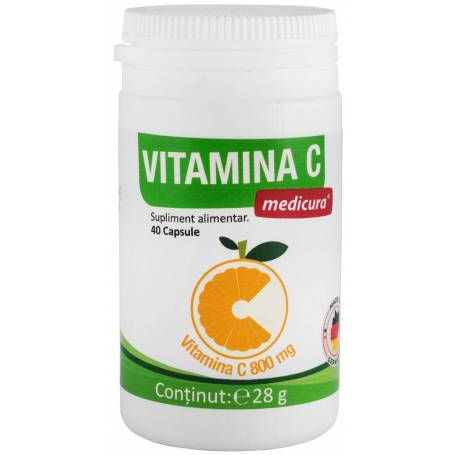 Vitamina C 800mg 40 Capsule - MEDICURA