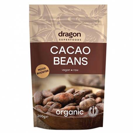 CACAO BOABE BIO 200g - Dragon Superfoods