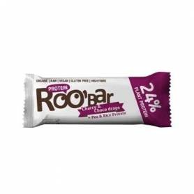 Baton proteic cirese ciocolata eco-bio 40g, Roobar