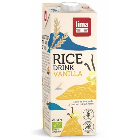 Lapte de orez cu vanilie bio 1l - Lima